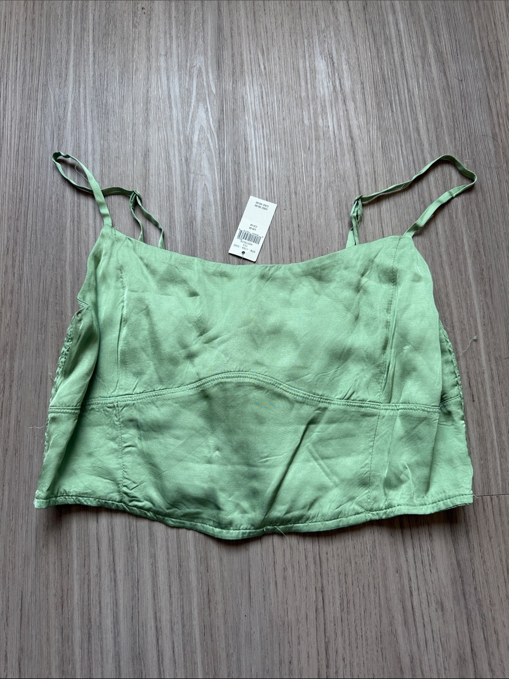 Aerie satin crop top